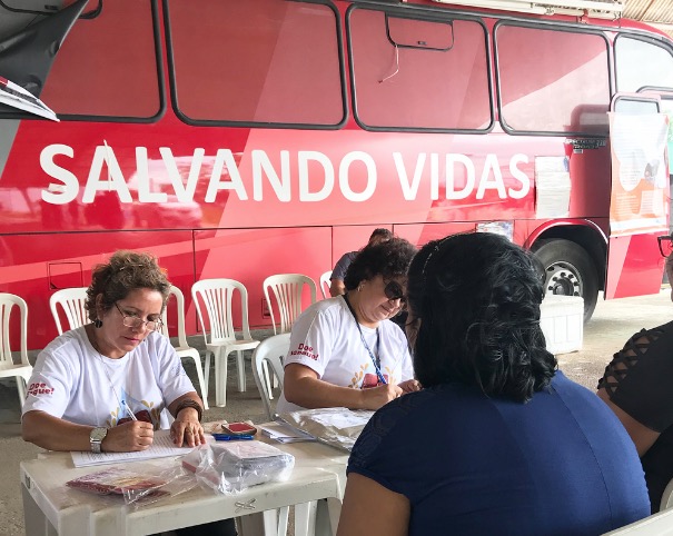 Polícia Militar realiza projeto “PM Sangue Bom” em parceira com o Hemoam