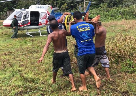 Homem picado por surucucu é resgatado em comunidade de Manaus