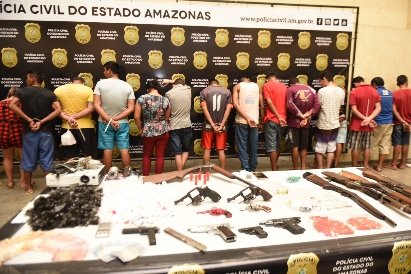 Apreensão de armas registra crescimento de 13,6% em Manaus