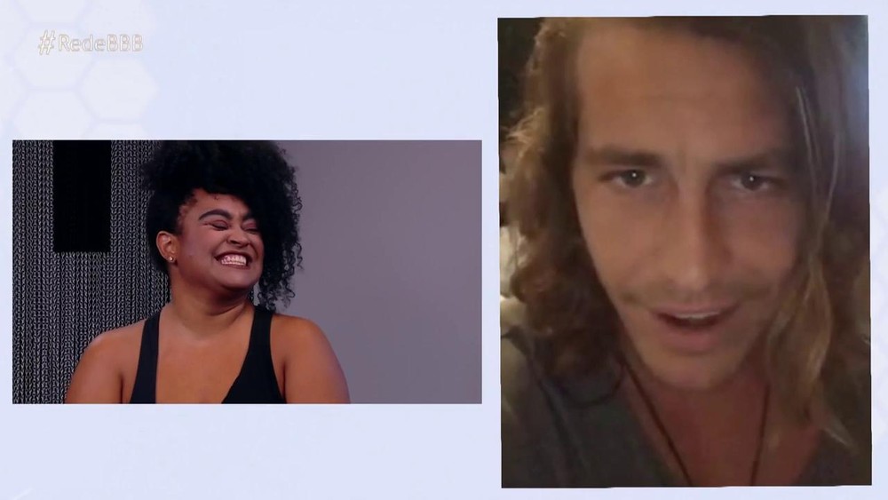 Após eliminação, Rízia e Alberto conversam e sister dispara 'Venha, que estou com saudade'