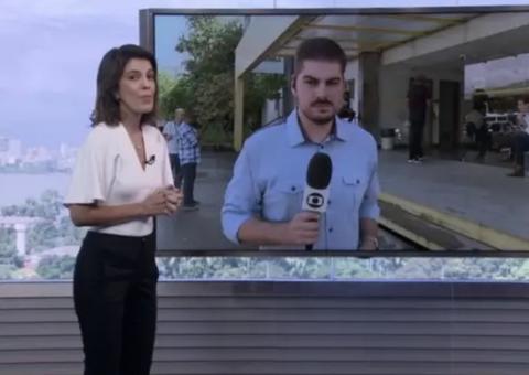  Apresentadora precisa ter calça costurada durante jornal ao vivo na Globo