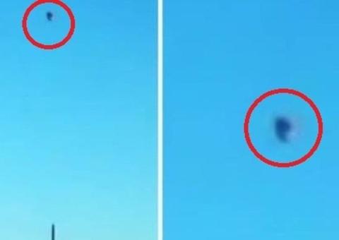 Imagens flagram OVNI próximo a base militar nos EUA 