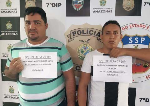Dupla é presa suspeita de roubar casal de idosos que ofereceu abrigo durante chuva no Amazonas 