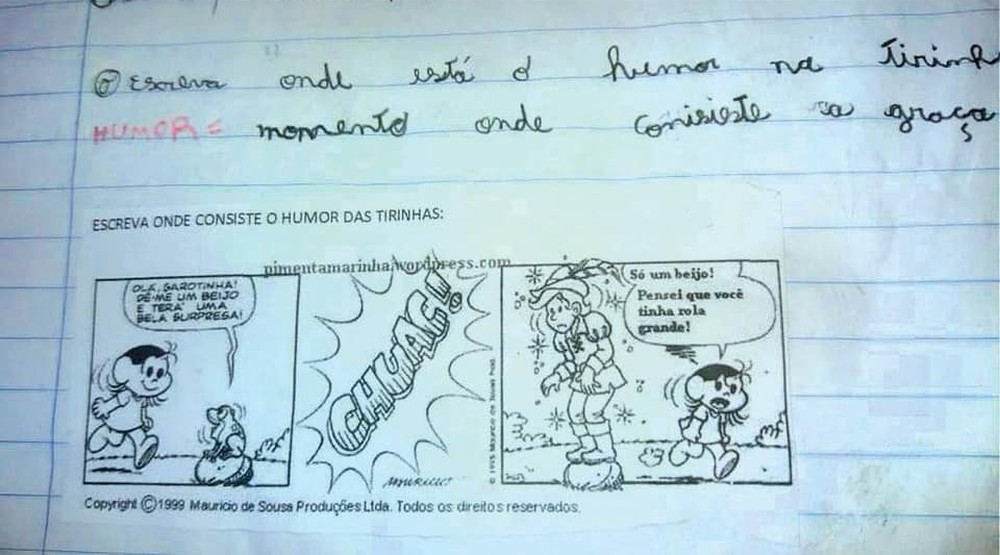 Professora se confunde e entrega tirinha com pornografia a alunos