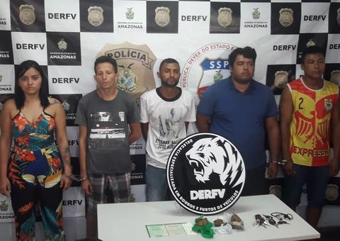 Grupo suspeito de ser especializado em roubo de veículos é preso em Manaus 
