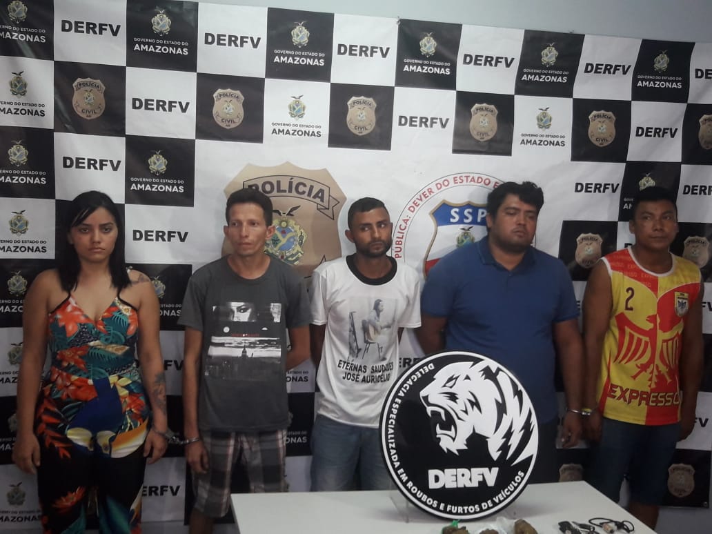 Grupo suspeito de ser especializado em roubo de veículos é preso em Manaus 