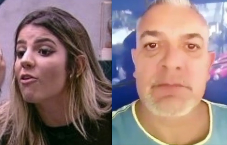 Pai de Hariany detona decisão de expulsão no BBB: 'Globo lixo'