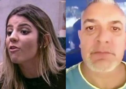 Pai de Hariany detona decisão de expulsão no BBB: 'Globo lixo'