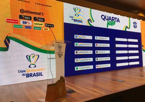 Em sorteio, CBF define confrontos da 4ª fase da Copa do Brasil