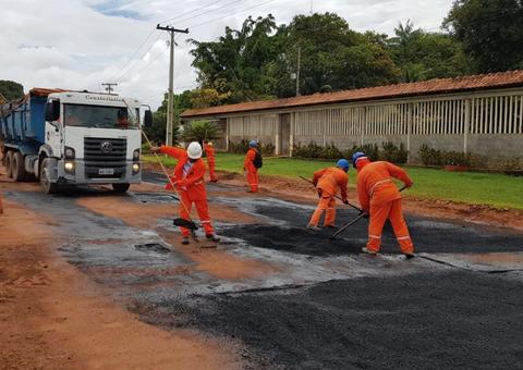 Trecho crítico da AM-070 recebe obras de recuperação 