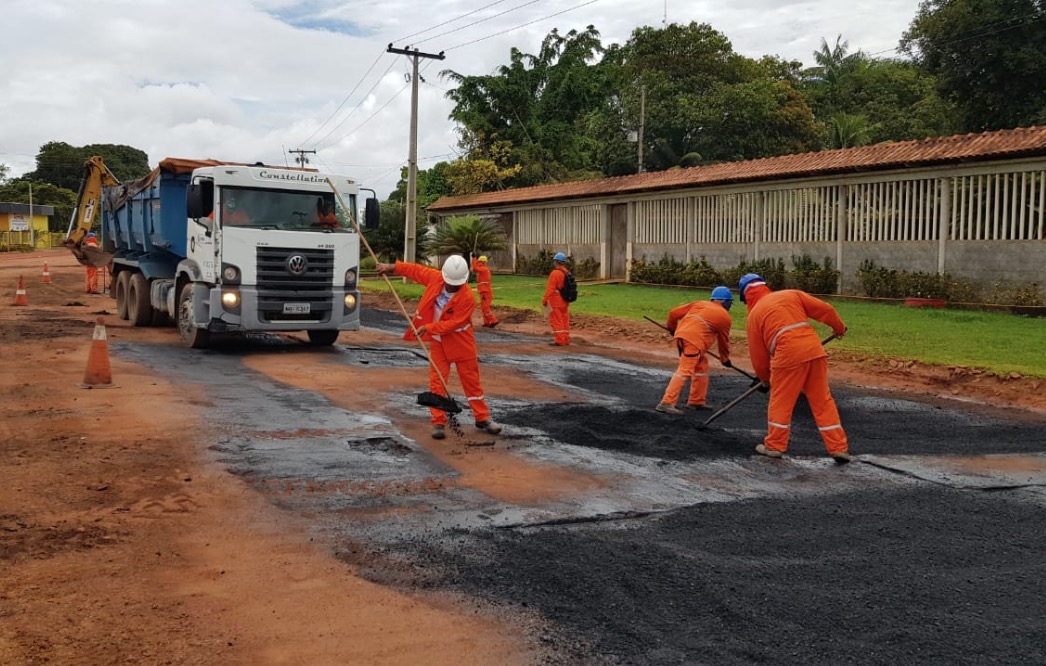 Trecho crítico da AM-070 recebe obras de recuperação 