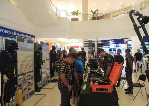 Exposição do Exército em shopping de Manaus termina neste domingo