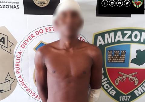 Suspeito de invadir casa de idoso e tentar matá-lo é preso no Amazonas