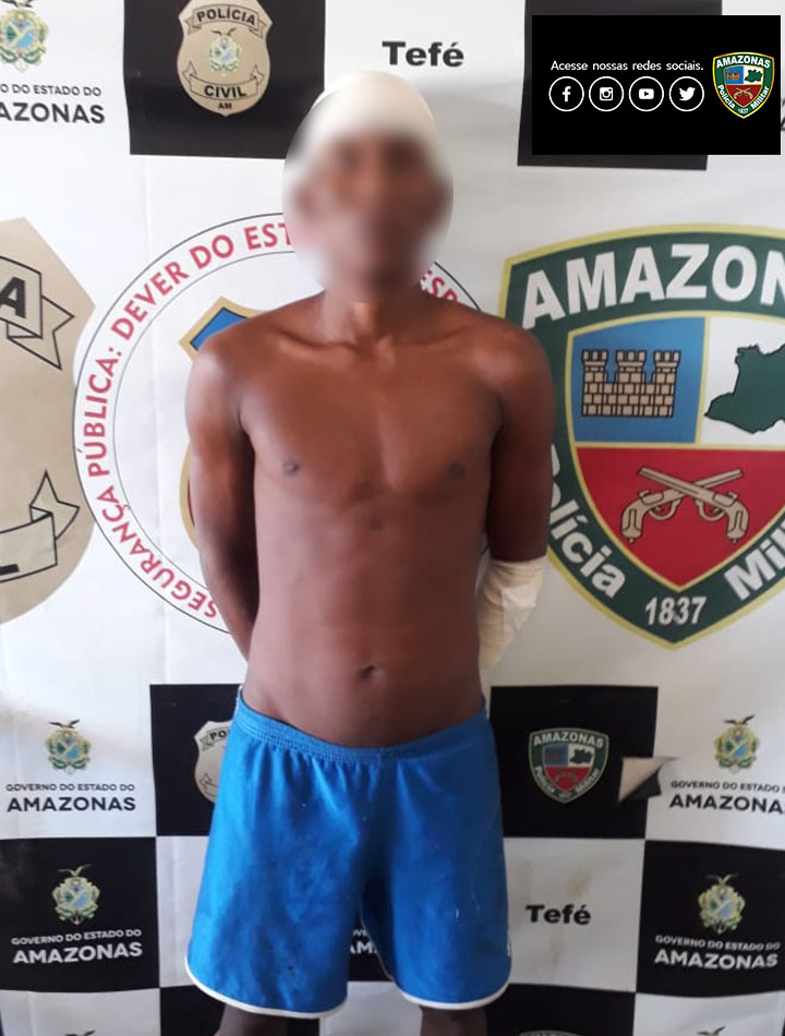 Suspeito de invadir casa de idoso e tentar matá-lo é preso no Amazonas