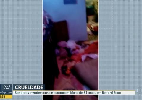 Idosa de 81 anos é espancada e tem orelha cortada em assalto