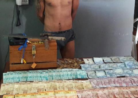 No Amazonas, homem é preso suspeito de agredir idosa a marretadas e lhe roubar mais de R$ 5 mil 