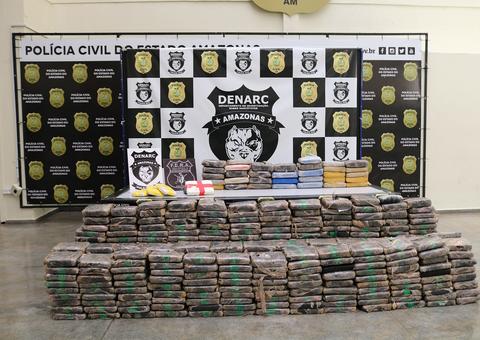 Até março, polícias apreenderam 3 toneladas de drogas no Amazonas