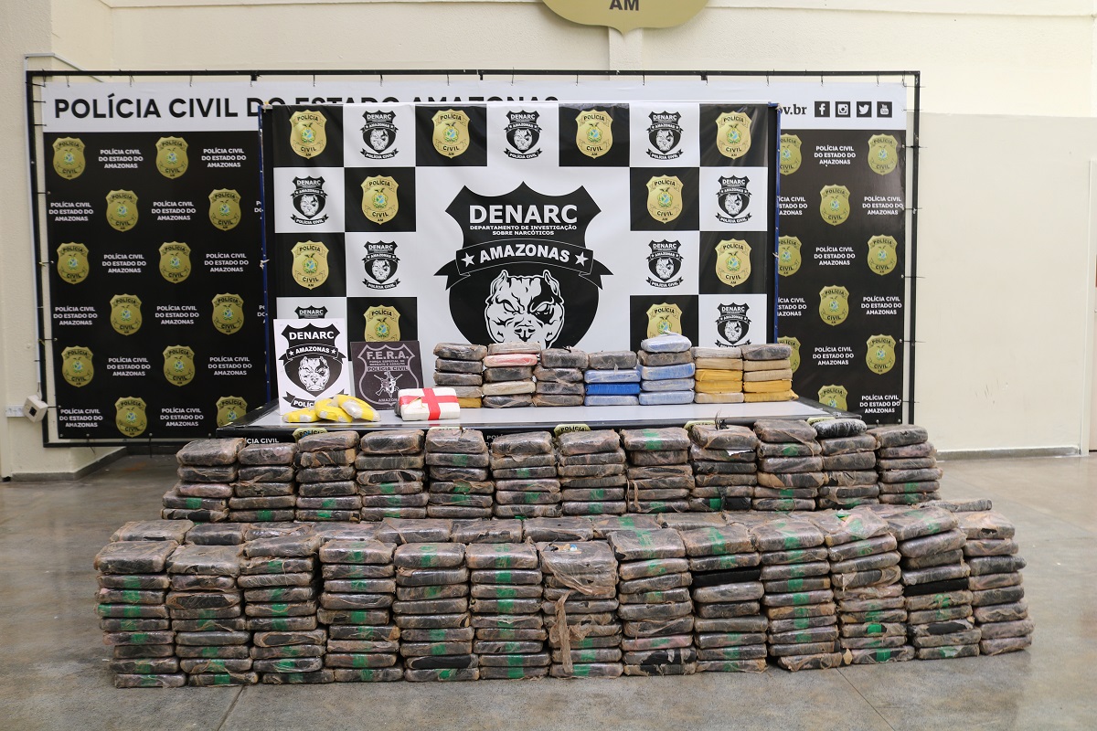 Até março, polícias apreenderam 3 toneladas de drogas no Amazonas