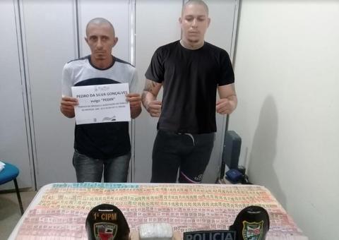 Pai e filho são presos com drogas e R$ 10 mil em espécie no Amazonas