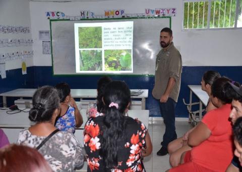 Ipaam realiza palestra e oficinas sobre aproveitamento de resíduos orgânicos em Manaus