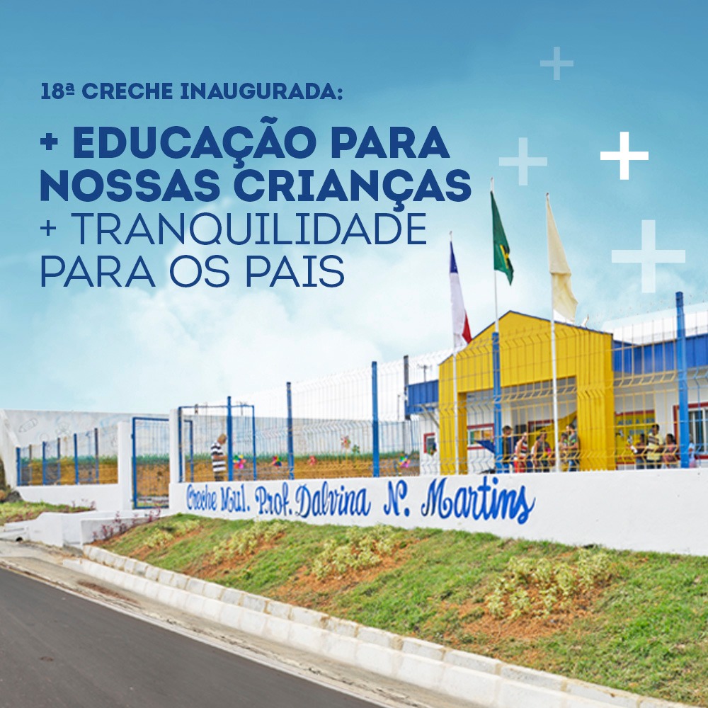 Mais educação para as nossas crianças. Mais tranquilidade para os pais