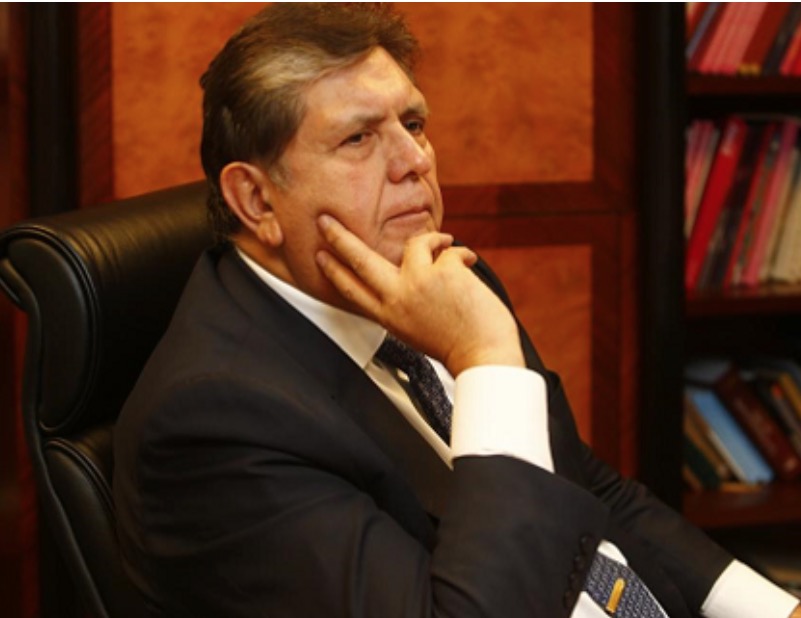 Ex-presidente do Peru está em estado grave após atirar na própria cabeça