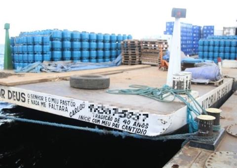 Mais de 4 mil botijas de gás foram apreendidas em porto de Manaus 