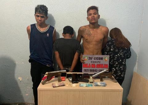 Jovens e adolescentes são detidos após assalto a ônibus em Manaus