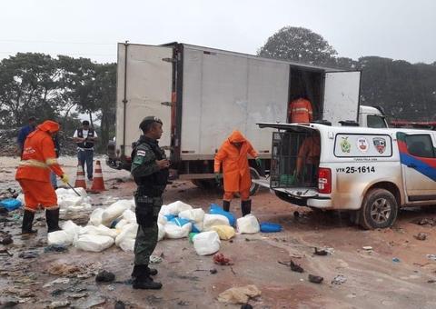 Adaf apreende 11 toneladas de alimentos impróprios para consumo em feiras de Manaus