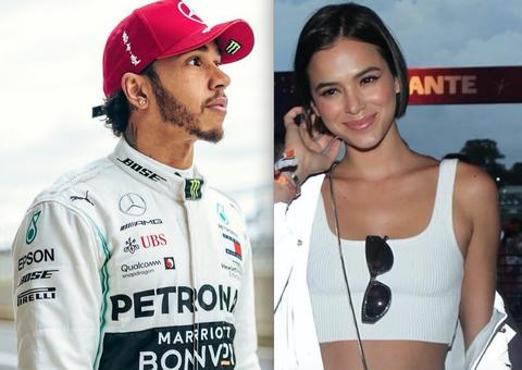    Lewis Hamilton vê Bruna Marquezine nos EUA e tenta chamar atenção da atriz no Instagram
