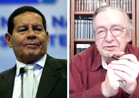 Mourão: 'Olavo deve se limitar à função que desempenha bem, de astrólogo'