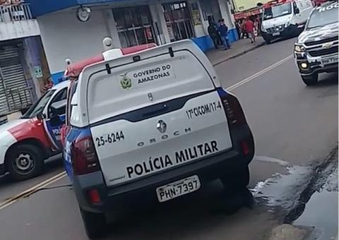 Sargento da Polícia Militar é baleado na boca em tentativa de assalto a loja em Manaus 