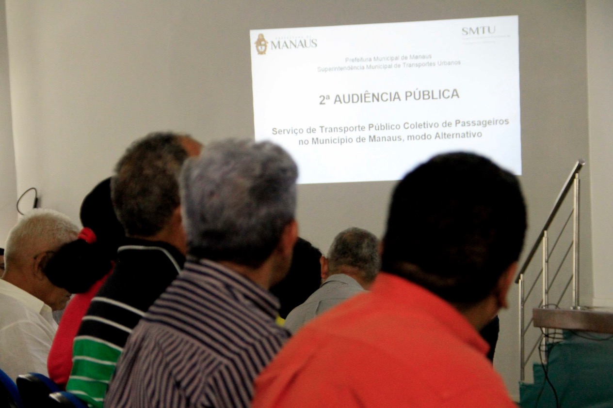 Transporte alternativo é discutido em audiência pública na Prefeitura de Manaus