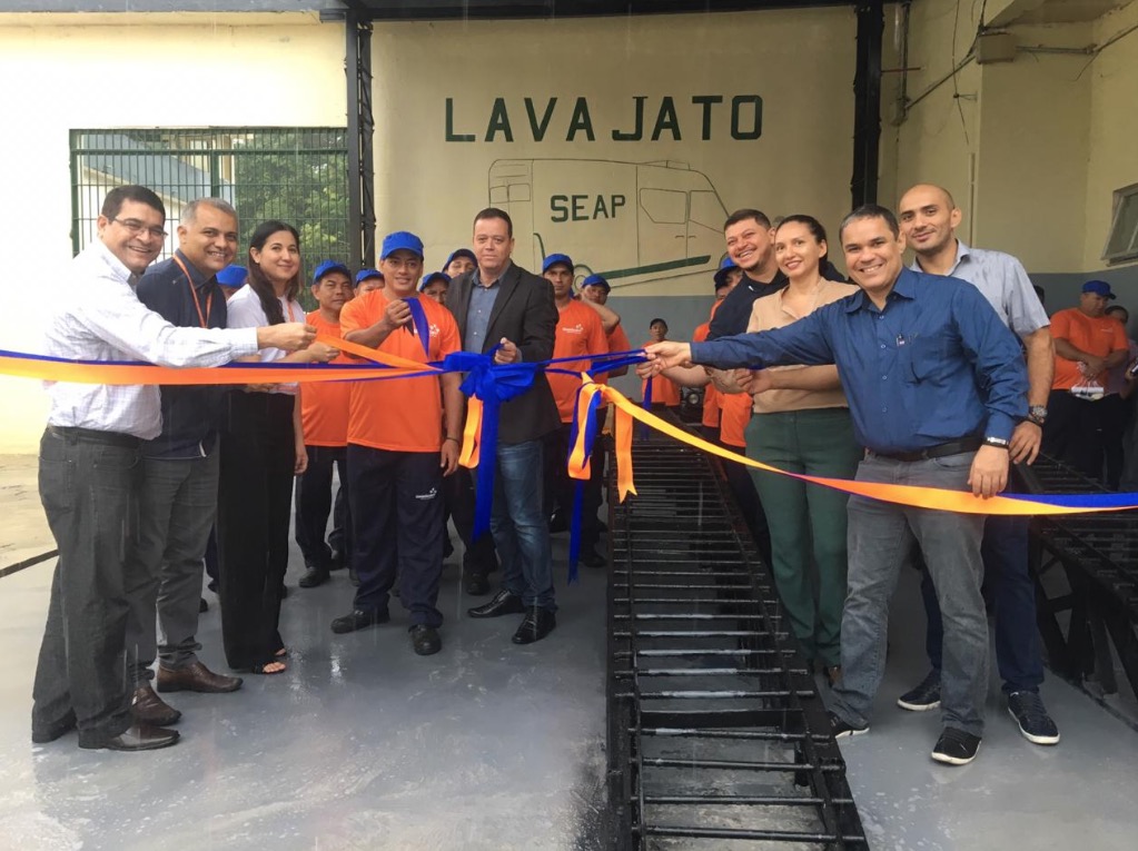Seap inaugura lava a jato construído por detentos do CDPM 1