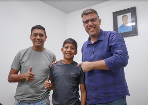 Amazonense realiza teste no Santos com apoio da Semjel 