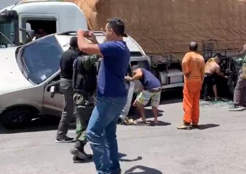 Vídeo mostra acidente grave em avenida de Manaus