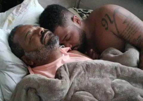 'Ainda preciso do colo de pai', diz filho de Arlindo Cruz em foto