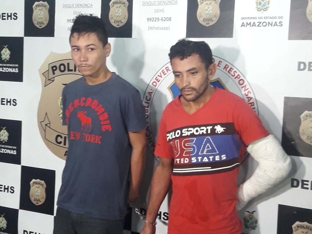 Dupla suspeita de matar 'amigo' a pauladas e jogar corpo em lixeira é presa em Manaus