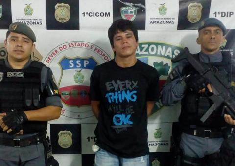 Homem é preso suspeito de tentar matar colega durante discussão em praça de Manaus 