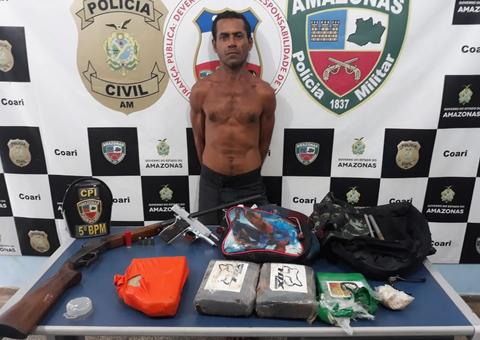 Narcotraficante morre após confronto com a polícia no Amazonas 