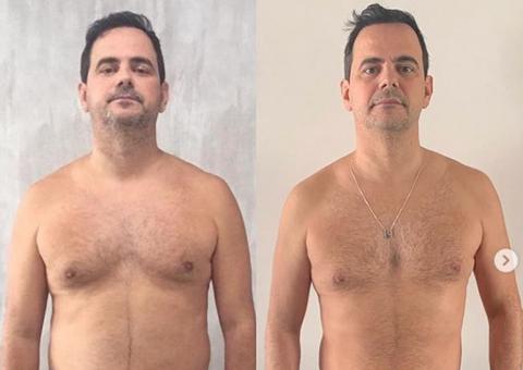 Carioca ganha elogios ao postar 'antes e depois' de perda de peso