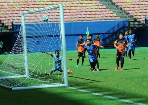 Santos goleia Holanda na abertura do Amazonense de Futebol Sub-11