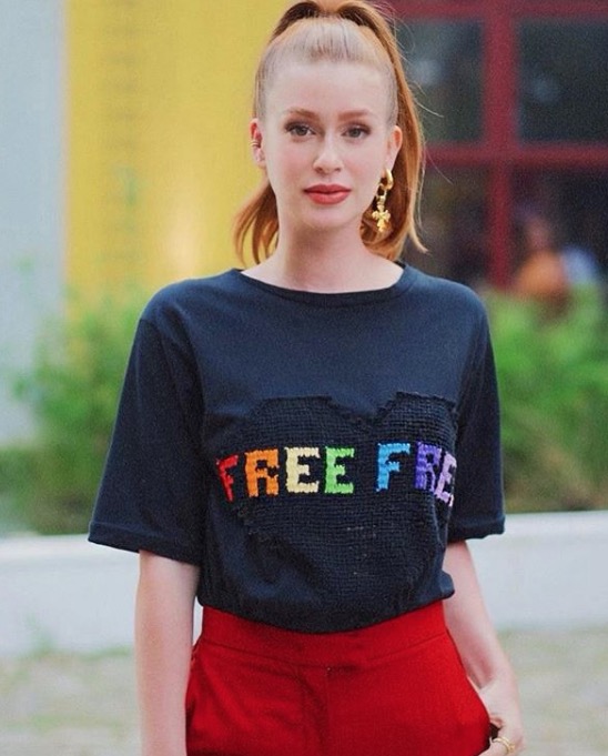 Marina Ruy Barbosa fala sobre reaproximação com Giovanna Ewbank