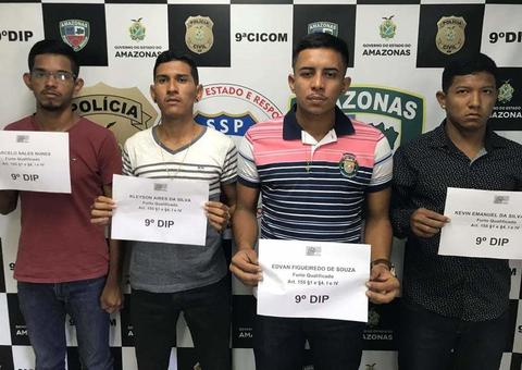 Grupo suspeito de roubar mais de R$ 5 mil em mercadoria de loja é preso em Manaus