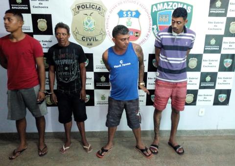 Grupo suspeito de associação criminosa é preso com lancha roubada no Amazonas