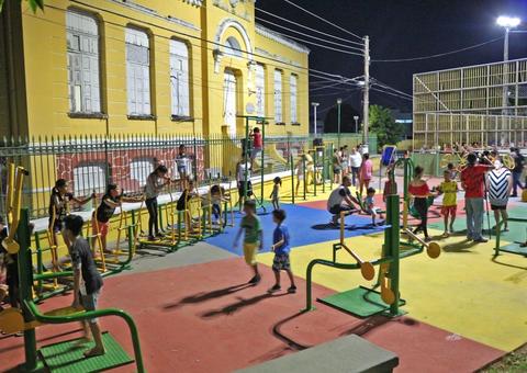 Manaus ganha nova academia ao ar livre no Centro