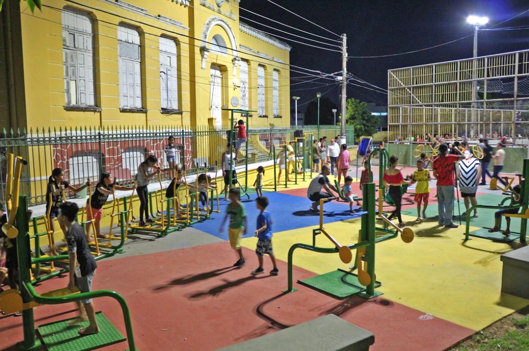 Manaus ganha nova academia ao ar livre no Centro