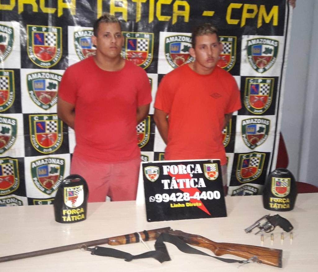 Irmãos suspeitos de participarem de grupo de assaltos são presos em Manaus 