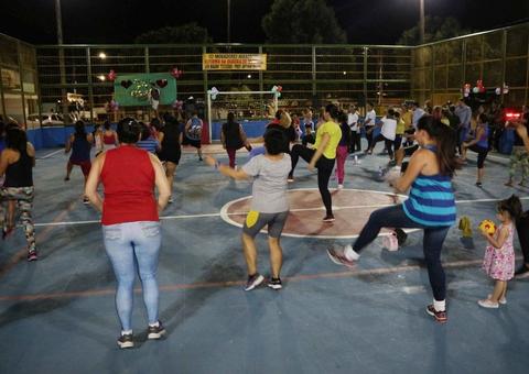 Quadra reformada é entregue na zona Norte de Manaus 