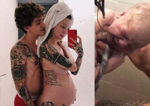 Com parto no chuveiro, nasce filho de Christian Figueiredo e Zoo